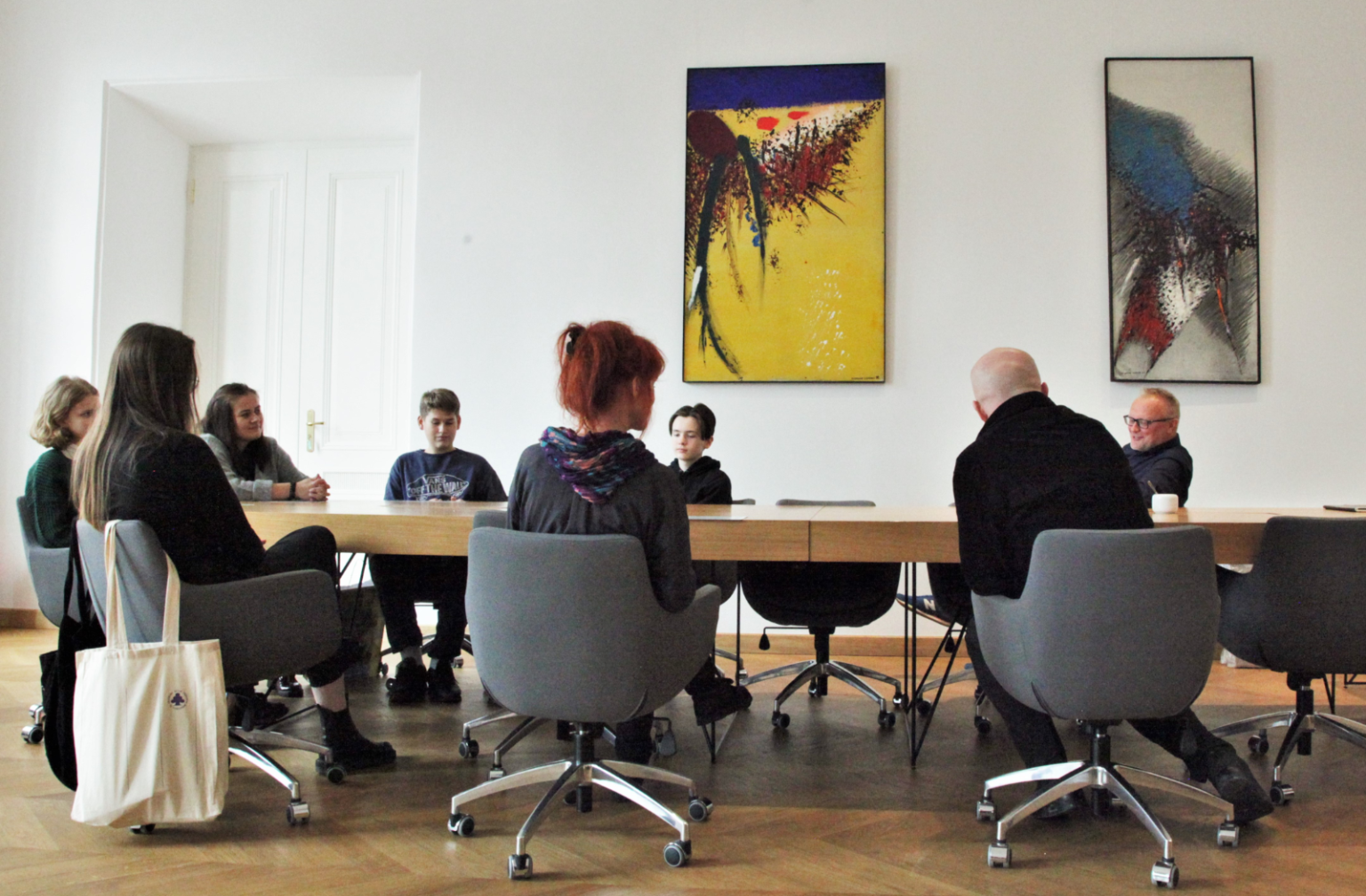 Spotkanie uczniów i studentów z Rektorem ASP w Warszawie