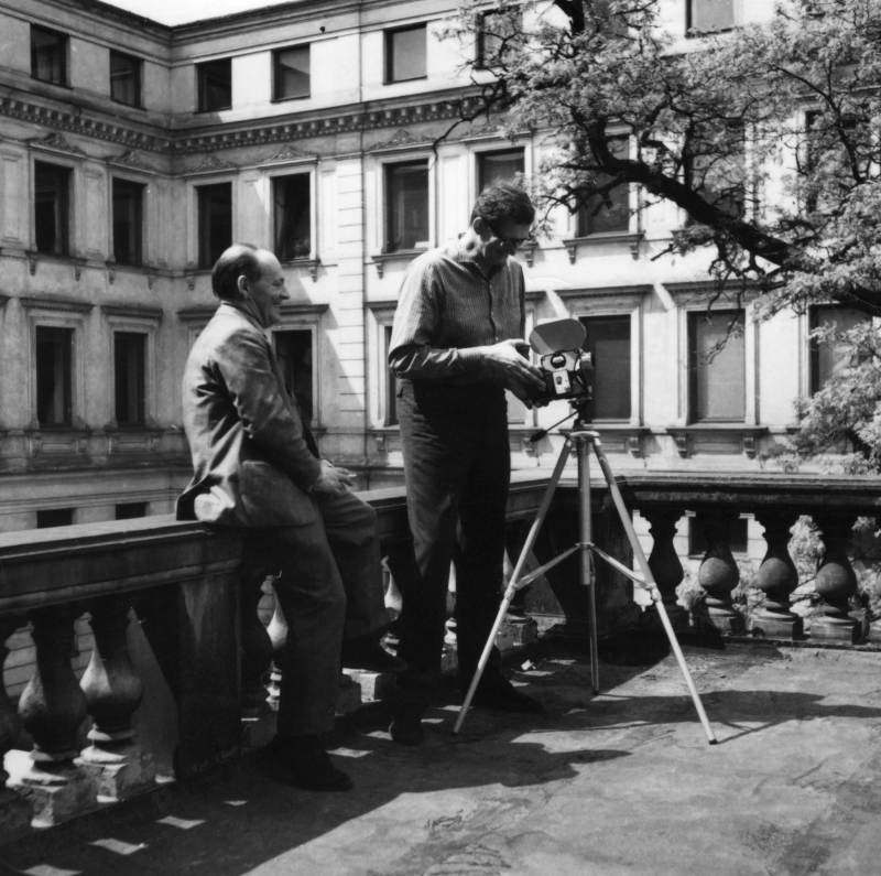 Prof. Józef Mroszczak i Wojciech Zamecznik.