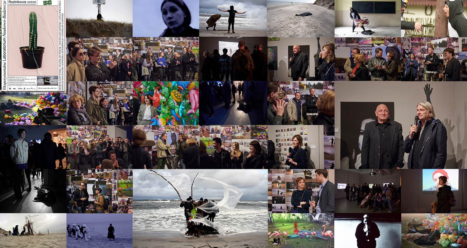 Eksperymentalne Laboratorium Naukowo-Badawcze. Wystawa retrospektywna. „Rozbitkowie sensu”. Galeria Salon Akademii. 2019