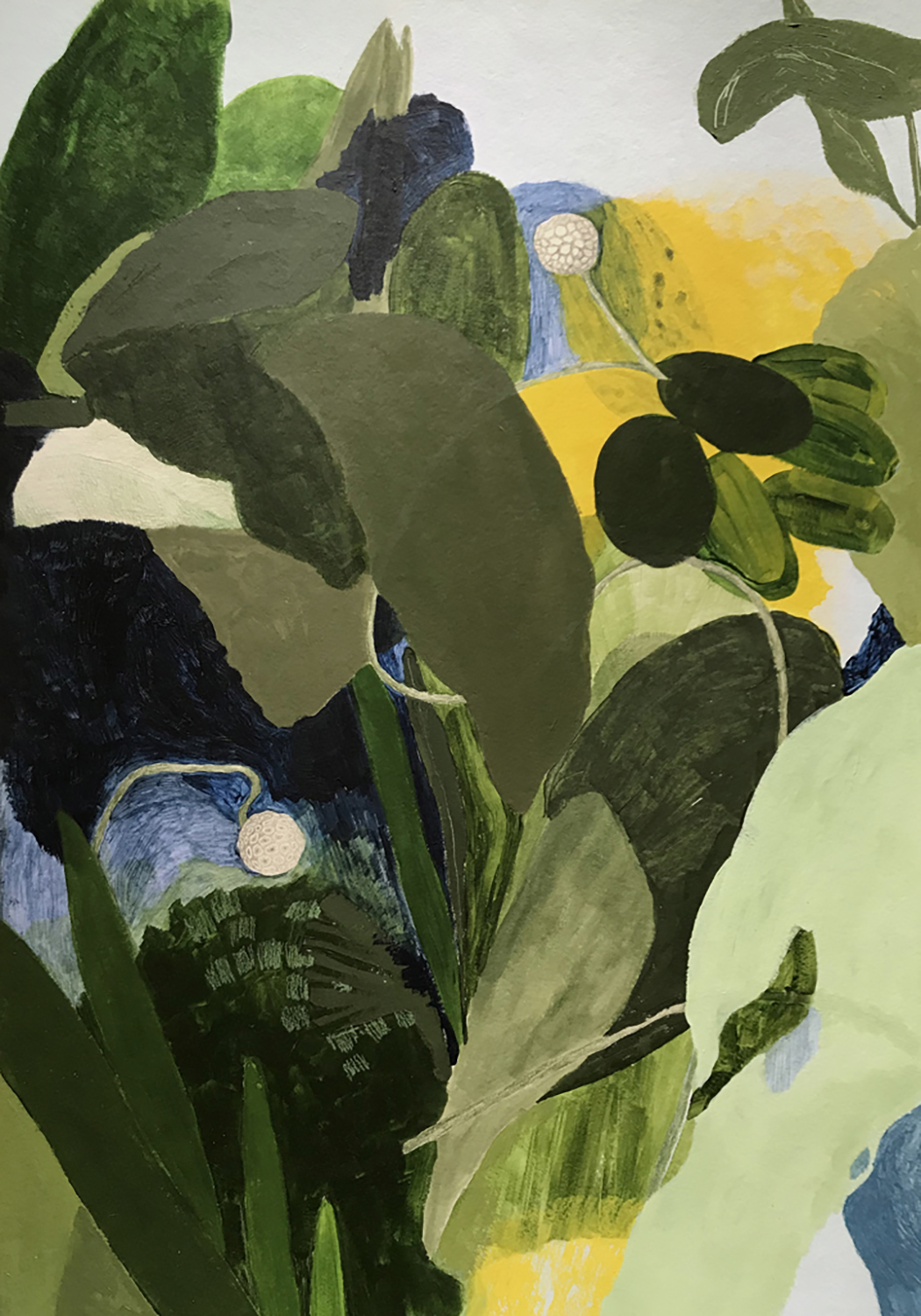 Paula Kuch - Kompozycja roślinna II