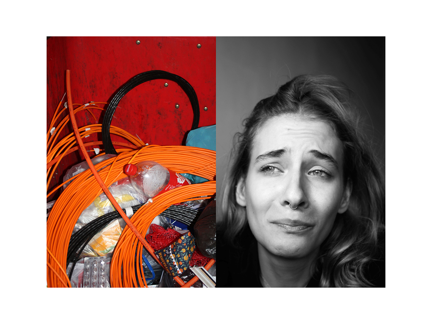 Zuzanna Pieńkowska - Autoportret w dyptyku