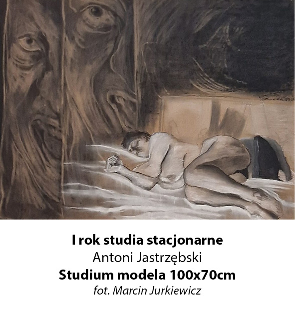 Studium modela w technice mieszanej