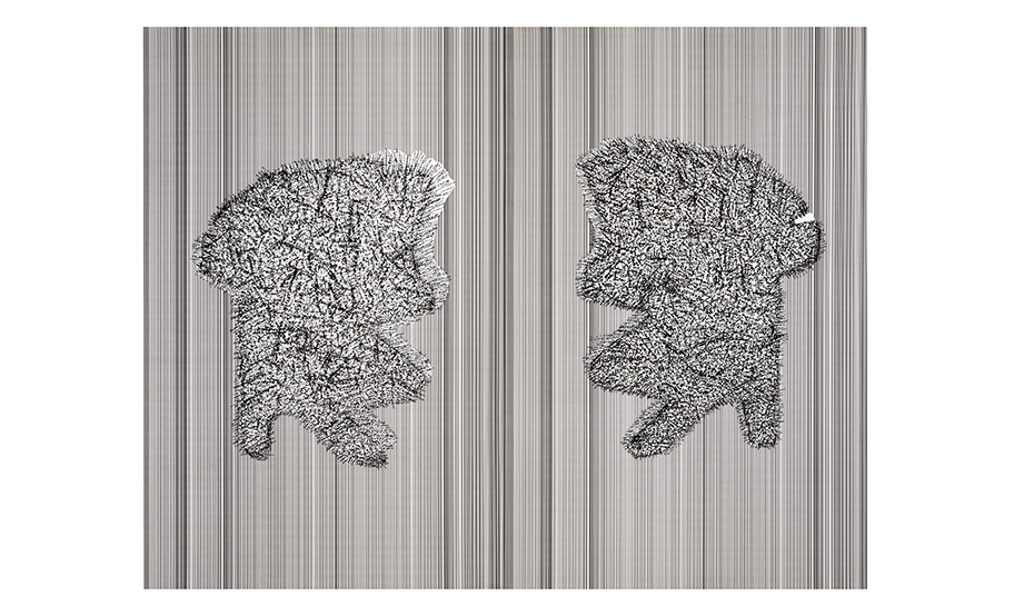 Grafika ze znakiem autorstwa prof. Andrzeja Węcławskiego.